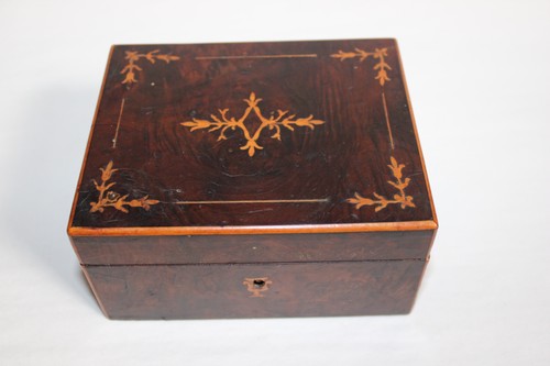 Ancien coffret marqueterie - ancien,