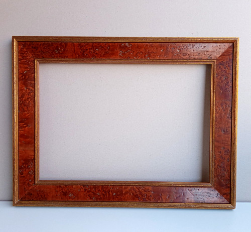 Cadre bois moderne style - , loupe