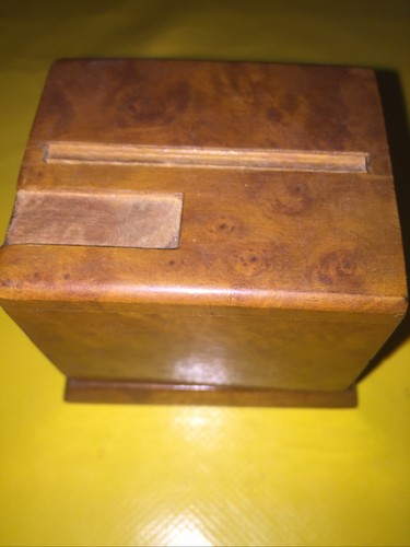 Boite systeme bois loupe - boite,